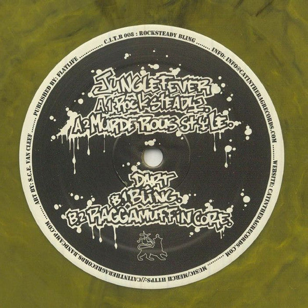Junglefever / Mc Dart : Rocksteady Bling (12", Yel)