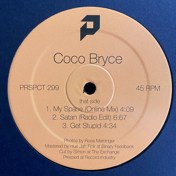 Coco Bryce : My Space (12")