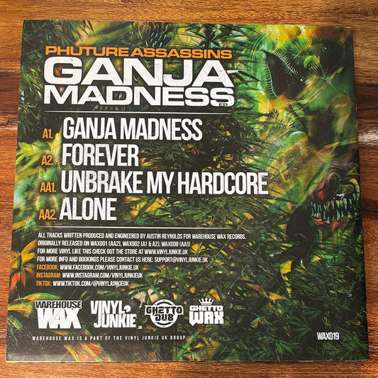 Phuture Assassins : Ganja Madness EP (12", EP, RM)