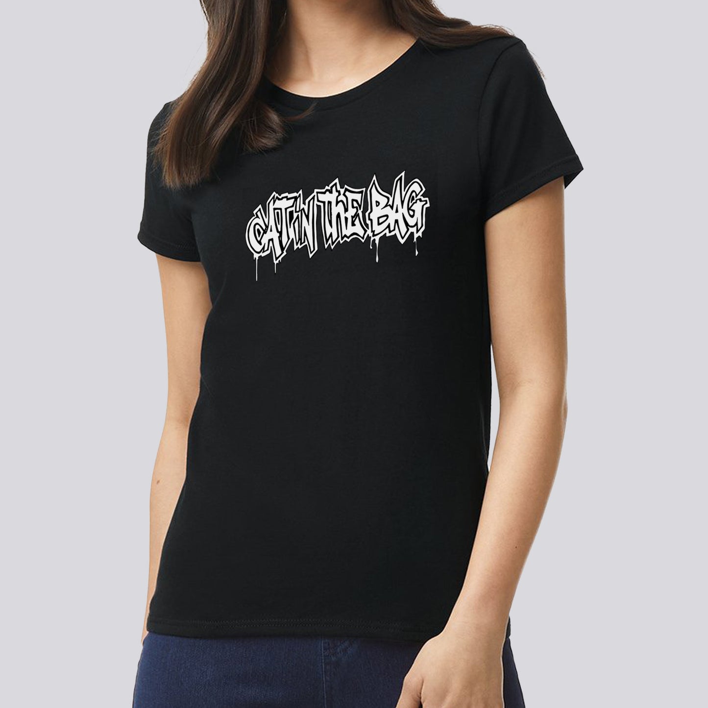 T-SHIRT CAT IN THE BAG FEMME