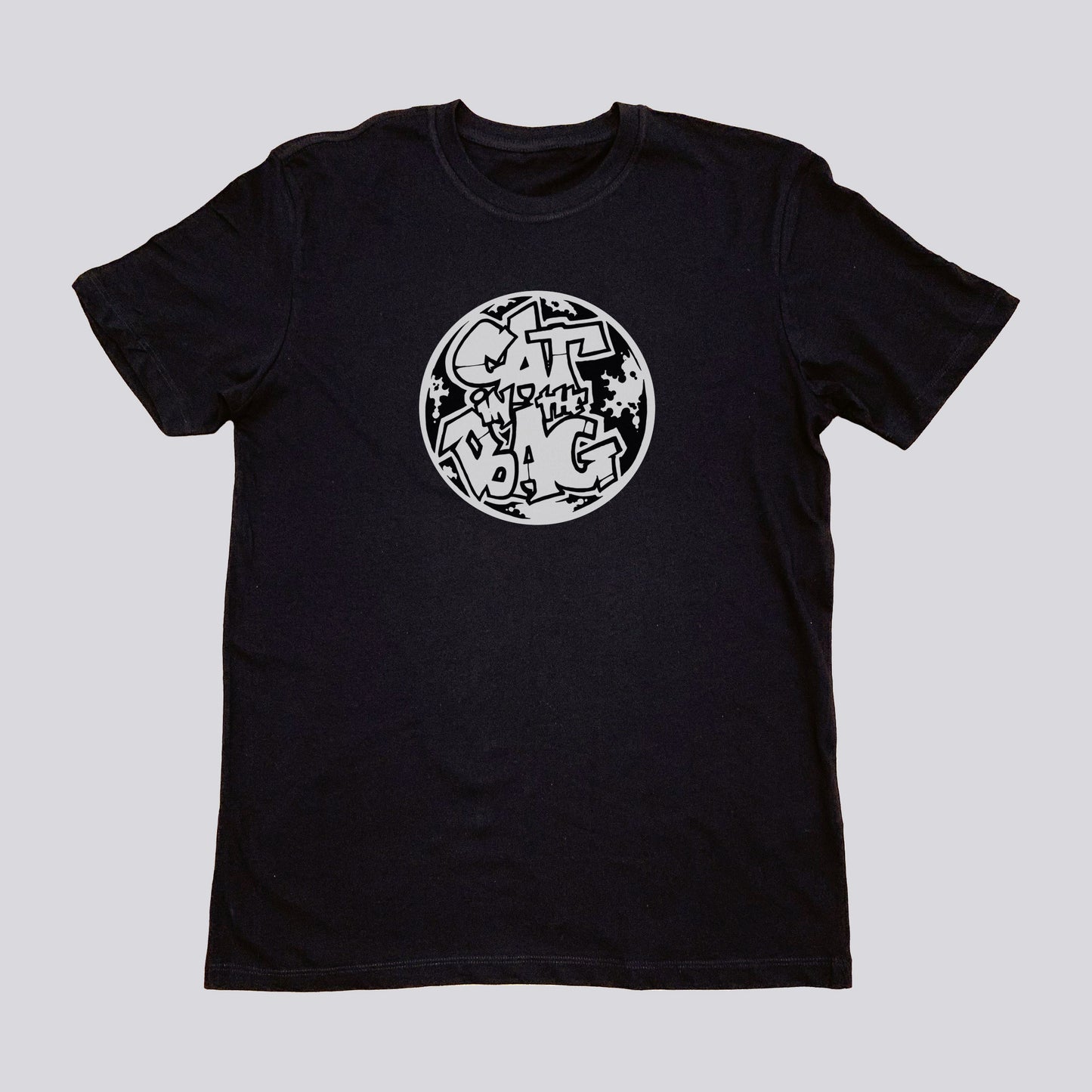 T-SHIRT CAT IN THE BAG CIRCLE