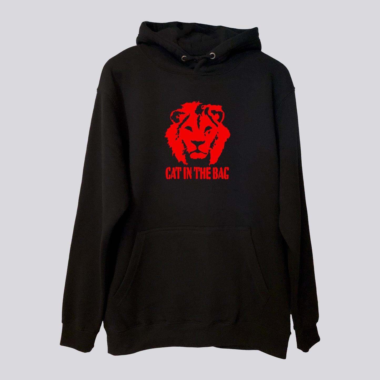 HOODIE CAT IN THE BAG LION RED