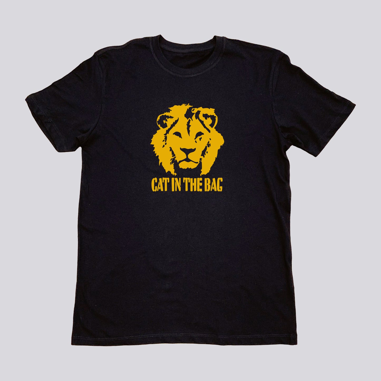 T-SHIRT CAT IN THE BAG LION YELLOW