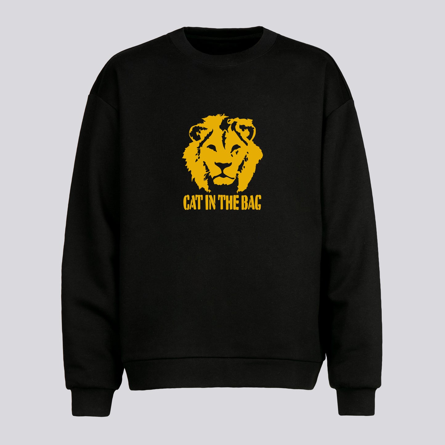 SWEATSHIRT CAT IN THE BAG LION YELLOW