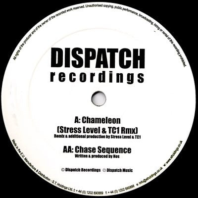 NOS : Chameleon (Stress Level & TC1 Rmx) / Chase Sequence (12")