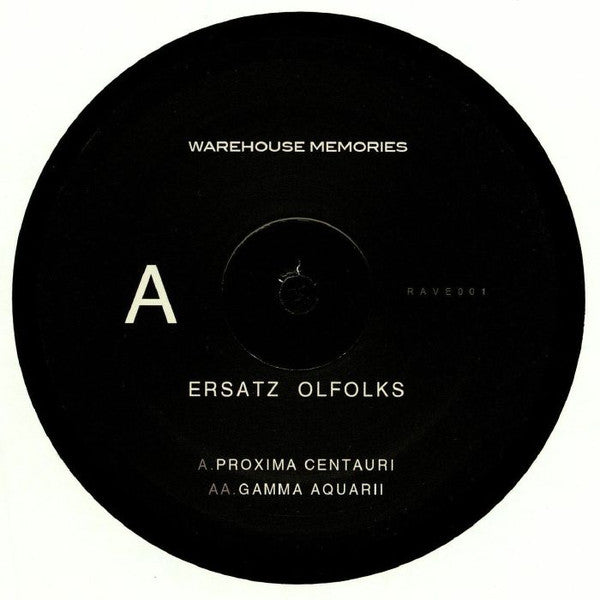Ersatz Olfolks : RAVE 001 (12", EP)
