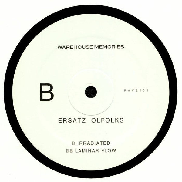 Ersatz Olfolks : RAVE 001 (12", EP)