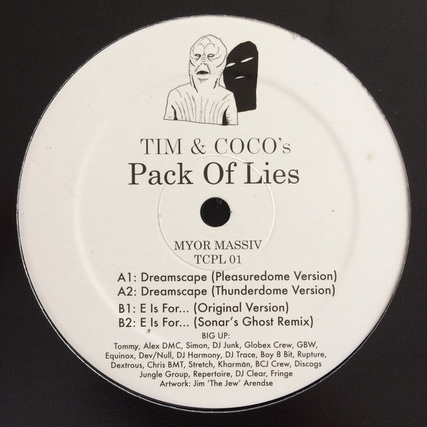 Tim Reaper / Coco Bryce : Tim & Coco's Pack Of Lies (12", EP)