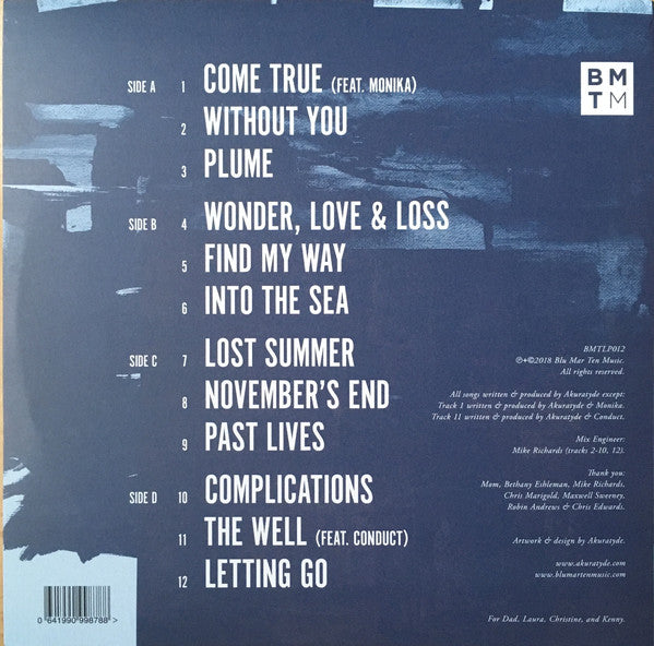 Akuratyde : Past Lives (2x12", Album, Ltd)