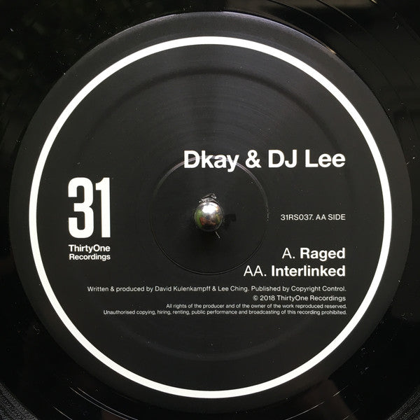 Dkay & DJ Lee* : Raged / Interlinked (12")