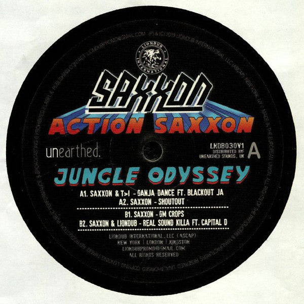 Saxxon : Action Saxxon - Jungle Odyssey EP 1 (12")