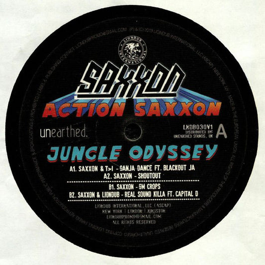 Saxxon : Action Saxxon - Jungle Odyssey EP 1 (12")