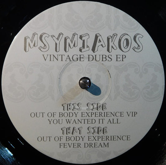 Msymiakos : Vintage Dubs EP (12", EP, Promo)