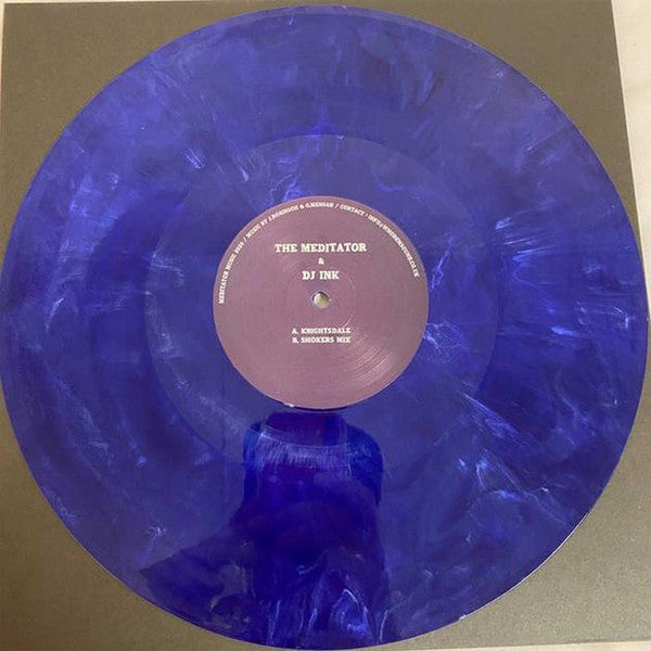 The Meditator & DJ Ink : Knightsdale (12", Blu)