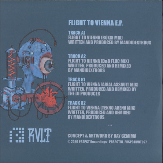 Mandidextrous : Flight To Vienna E.P. (12")