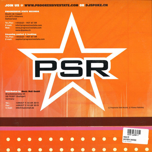 Vespa 63 : Electrisher (Remixes) (12")