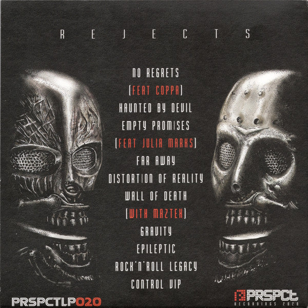 Hallucinator (2) : Rejects (2x7" + CD, Album)