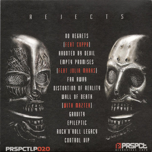 Hallucinator (2) : Rejects (2x7" + CD, Album)