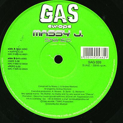 Massy J : SAG E.P. (12", EP)