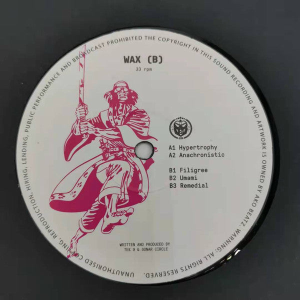 Tek 9 & Sonar Circle : Anachronistic (2xLP, Album)