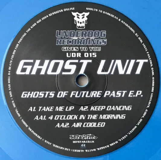 Ghost Unit : Ghosts Of Future Past EP (12", EP, Blu)