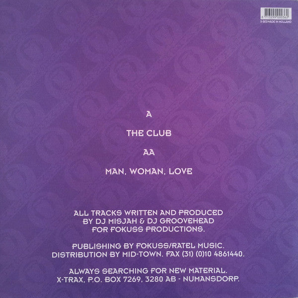 Digital Express : The Club / Man, Woman, Love (12")