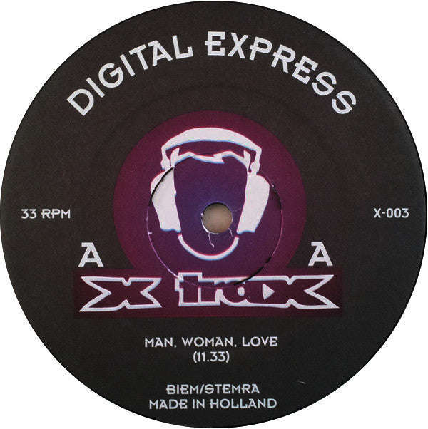 Digital Express : The Club / Man, Woman, Love (12")