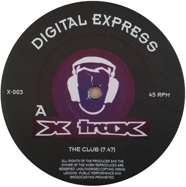 Digital Express : The Club / Man, Woman, Love (12")