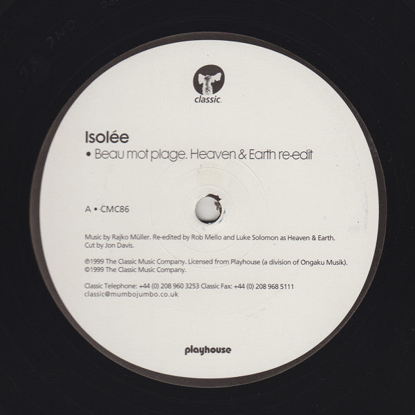 Isolée : Beau Mot Plage (12")