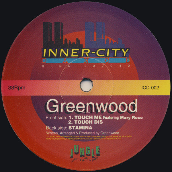 Greenwood : Touch Me / Touch Dis / Stamina (12")