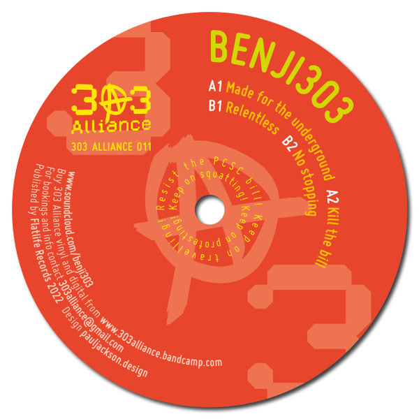 Benji303 : 303 Alliance 011 (12", EP)