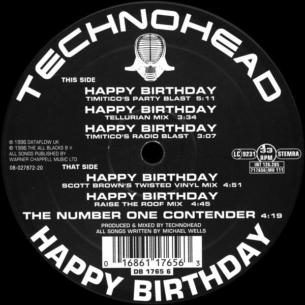 Technohead : Happy Birthday (12")