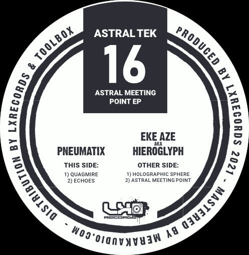 Eke Aze* AKA Hieroglyph (2) / Pneumatix : Astral Meeting Point EP (12", EP)