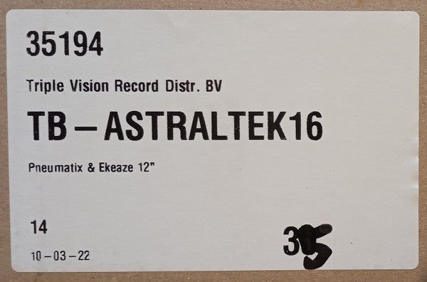 Eke Aze* AKA Hieroglyph (2) / Pneumatix : Astral Meeting Point EP (12", EP)