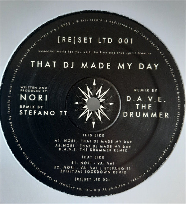 Nori Akamine : That DJ Made My Day (12", EP)