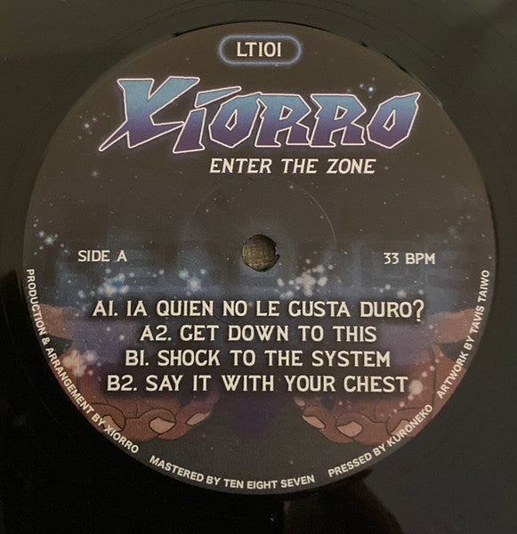 Xiorro : Enter The Zone (12")