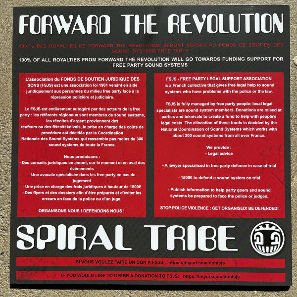 Spiral Tribe : Forward The Revolution (12", RM, RP)
