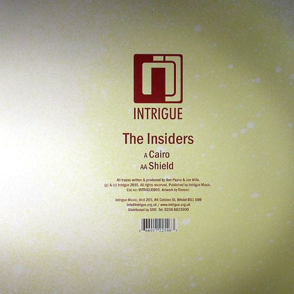 The Insiders : Cairo / Shield (12")