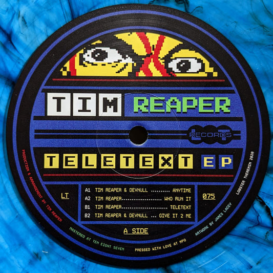 Tim Reaper : Teletext EP (12", EP, RP, Blu)