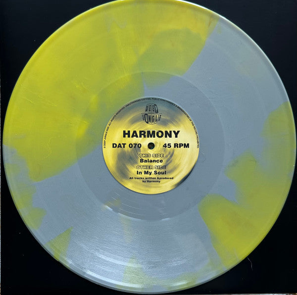 DJ Harmony : In My Soul / Balance (12", S/Edition, Yel)