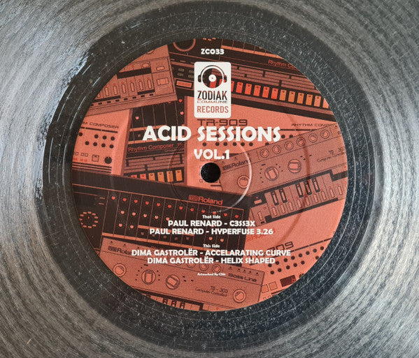 Paul Renard (3), Dima Gastrolër : Acid Sessions vol. 1 (12", EP, Ltd, Cle)
