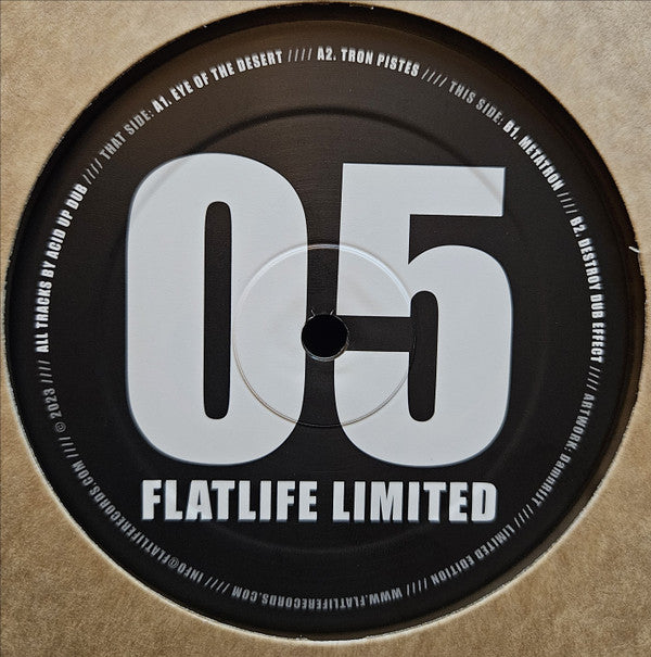 Acid Up Dub : Flatlife Limited 05 (12", Smo)