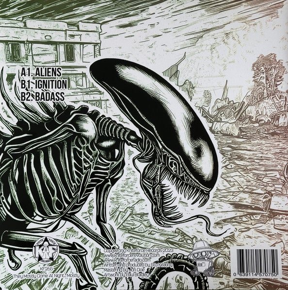 Stu Keating : Aliens EP (12", EP)