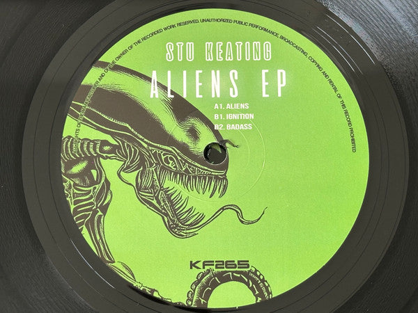Stu Keating : Aliens EP (12", EP)
