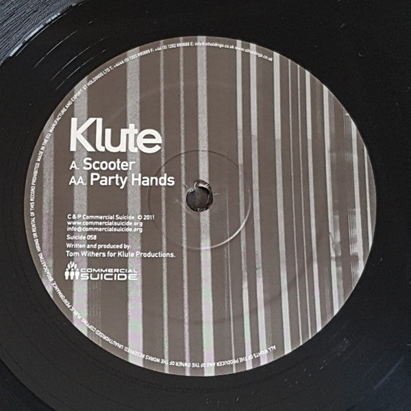 Klute : Scooter / Party Hands (12")