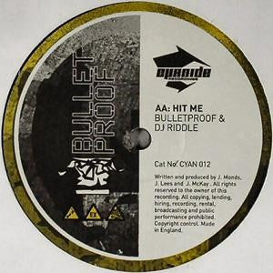 Bulletproof & DJ Riddle : Mindframe / Hit Me (12")