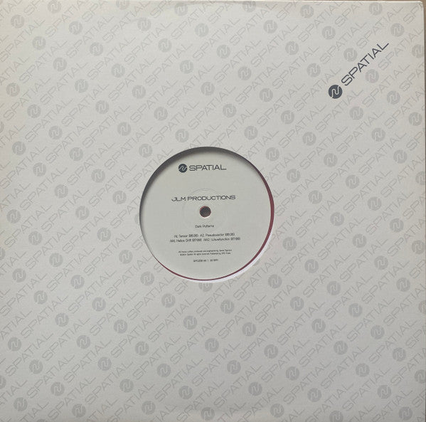 JLM Productions : Dark Patterns (12", EP, Red)