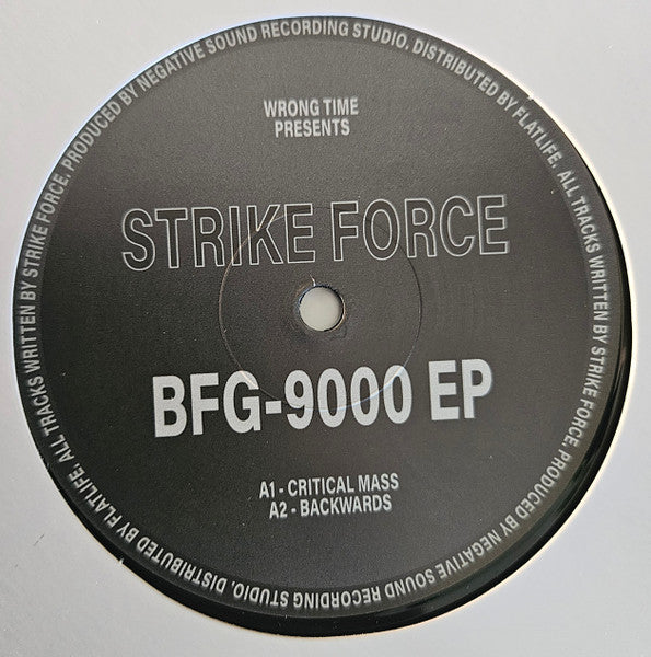 Strike Force (12) : Wrong Time Presents: BFG-9000 EP (12", Ltd)
