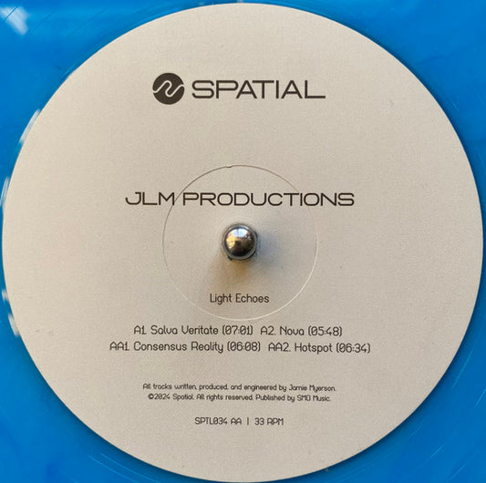 JLM Productions : Light Echoes (12", EP, Blu)