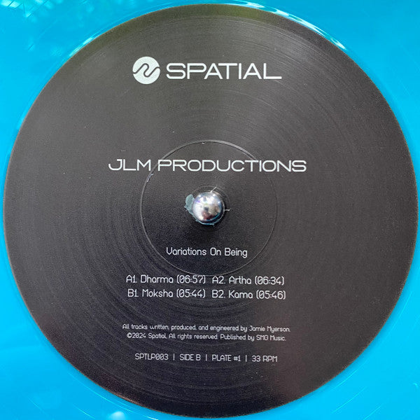 JLM Productions : Variations On Being (12", Lig + 12", Blu + Album)